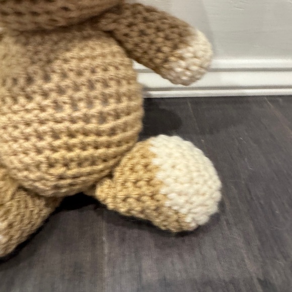 NWOT Handmade Crochet Monkey Plush Stuffed Animal - Picture 3 of 5